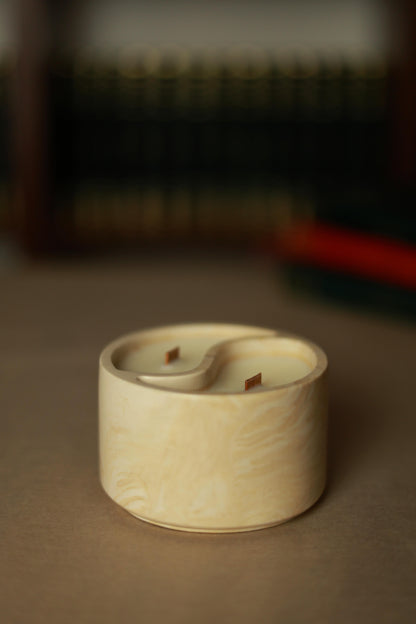 Yin Yang – lumânare din ceară de soia 