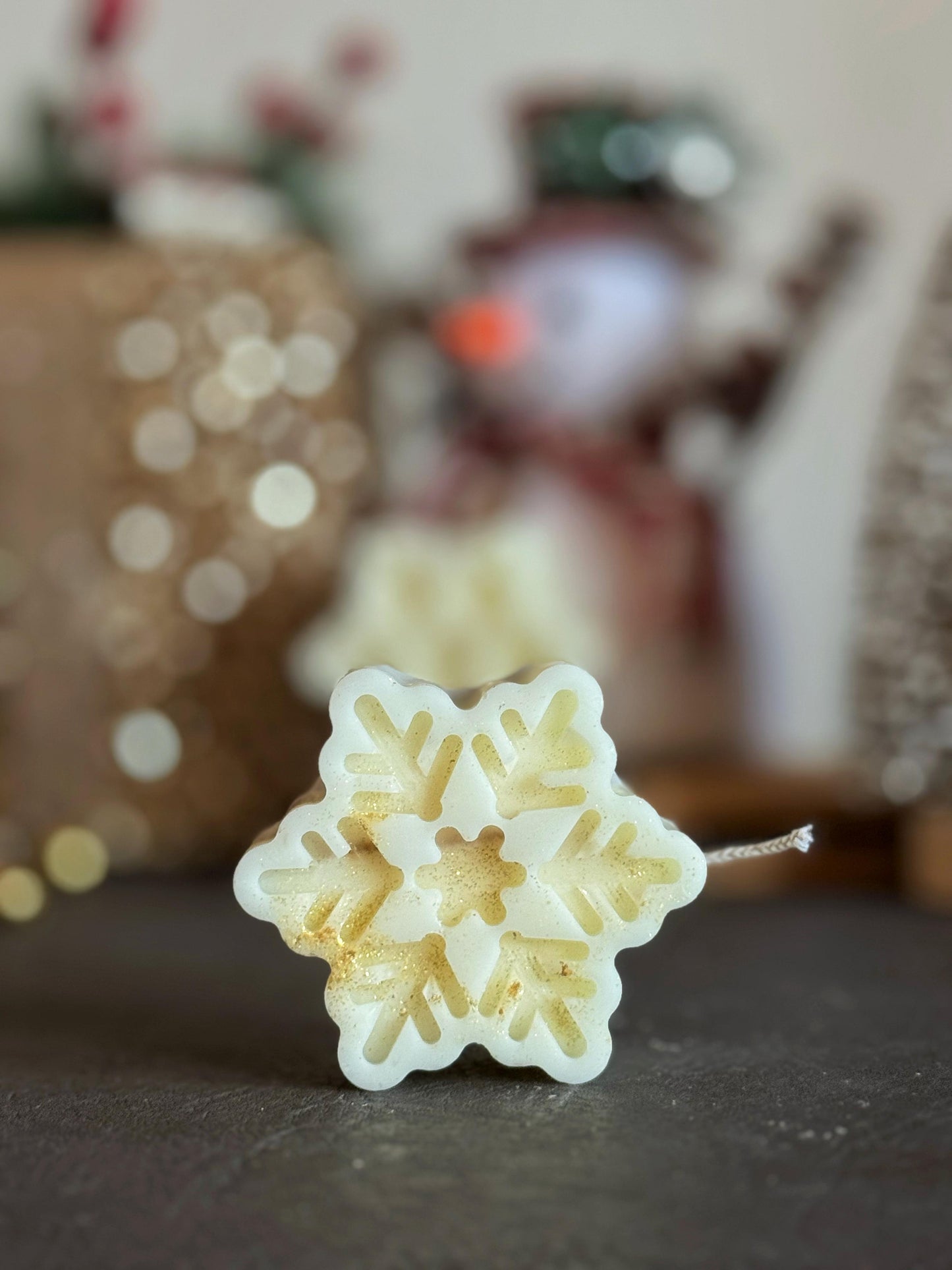 Frosted Snowflakes Wax Pair